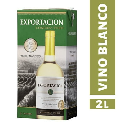 Vino Blanco 12° Caja 2 L Exportación