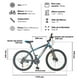 thumbnail image 3 of Bicicleta Mountain Bike Kali G 275 Azul, 3 of 6