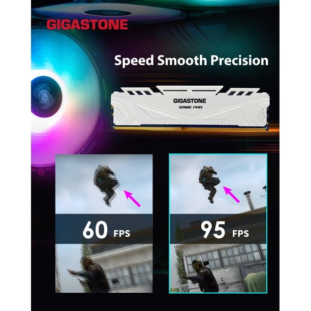 Kit DDR4 RAM GIGASTONE Game PRO de 32 GB (2 x 16 GB) a 3200 MHz