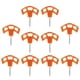 thumbnail image 4 of 10 Uds. De Clavos Para Cubierta De Acampada, Estacas Ligeras Para Tienda De Campa?a Para Escalada Al Aire Libre, Senderismo, Naranja, 4 of 5