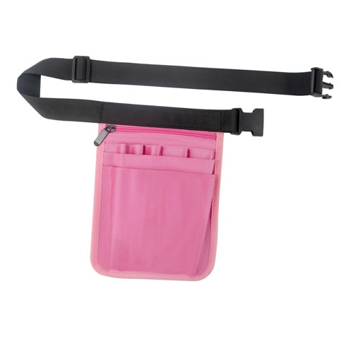 Ioensy - Organizador De Enfermera, Cinturón, Bolsa De Herramientas Duradera, Riñonera Para Tijeras, Bolígrafos De Herramientas, Color Rosa