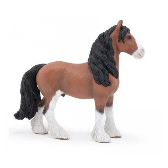 Figura Papo Clydesdale Caballo Multicolor 51571