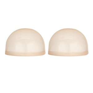 Ioensy - Peluca Cap Nylon Invisible Real Thin Calv Stocking Caps Para Cosplay Mujeres Negro Beige
