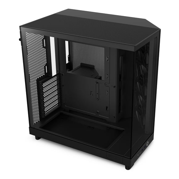 Funda NZXT H6 Flow CC-H61FB-01 Compact Mid-Tower negra