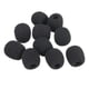 thumbnail image 2 of 10 Pequeños Protectores De Espuma Negros Para Parabrisas Para Micrófono De Solapa Lavalier, 2 of 3