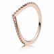 thumbnail image 1 of Anillo Pandora Beaded Wish Wishbone En Pandora Rose, 1 of 2