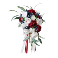 Bothyi - Romántico Ramo De Novia Flores De Peonía Para Decoración De Aniversario De Ceremonia De Boda