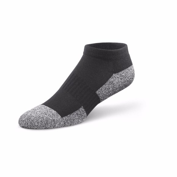 Calcetines Dr. Comfort No Show talla XL negro