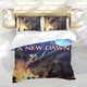 thumbnail image 5 of Un Nuevo Amanecer Conjunto de sábanas temático, trío de piezas, cómodo y amigable con la piel, diseño único, regalo de decoración para el hogar para familiares, amigos y fans, 90 cm * 190 cm, 5 of 6