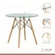 thumbnail image 3 of COMEDOR MESA REDONDA VIDRIO 80CM + 4 SILLAS TOLIX NEGRAS, 3 of 8