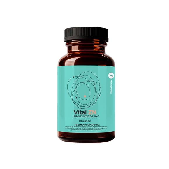 Vital ZN - Bisglicinato de Zinc 20 mg - 60 cápsulas