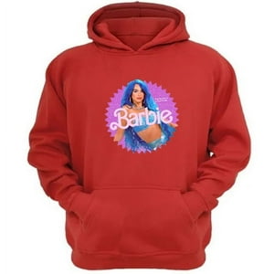 Genérico - Polerón Canguro Dua Lipa Muñeca Modelo Rojo Talla S Unisex