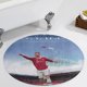 thumbnail image 5 of Cristiano Ronaldo-theme Round Coral Fleece Floor Mat, Non-Slip Non-Shedding Washable Durable Area Rug for Living Room Bedroom Kids Room, 60CM, 5 of 6