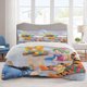 thumbnail image 1 of Pooh Bear Bedding Sets Cartoon Duvet Cover Lightweight 3 Piece Bet Sets for Kids Boys Girls, 1 of 5