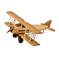Magideal - Decoración De Avión Vintage, Adorno De Madera, Decoración De Avión De Escritorio Para Restaurante Temático, Sala De Estudio, Fiesta, Habitación De Niñ Estilo D