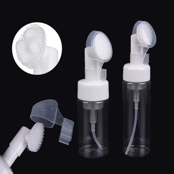 Botella Espumante SUKPSY para Jabón Transparente 100/150 mL con Cepillo