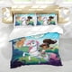 thumbnail image 5 of Nella la Princesa Caballero Conjunto de sábanas temático, trío de piezas, cómodo y amigable con la piel, diseño único, regalo de decoración para el hogar para familiares, amigos y fans,135cm *200cm, 5 of 6