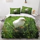 thumbnail image 2 of Juego de ropa de cama Chick Juego de funda nórdica para impresión 3D Juego de 3 piezas Suave Transpirable Lindos animales Funda de edredón Funda de edredón con cierre de cremallera Microfi s, 2 of 3