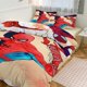 thumbnail image 1 of Spiderman Print Bedding Set Pattern Duvet Cove Set 3 Pieces 1 Quilt Cover And 2 Pillowcases for Women Men Teens, 1 of 5