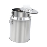 Magideal - Cubo De Leche, Dispositivo De Ordeño De Vacas Y Cabras, Suministros De Ordeño Eléctricos, Accesorio De La Máquina De Ordeño Individual Para Caballos, 10L