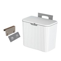 Bothyi - Establo Del Contenedor De Basura Del Cubo Del Abono Interior Montable Para La Cocina Del Dormitorio Blanco 7L