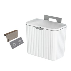 Bothyi - Establo Del Contenedor De Basura Del Cubo Del Abono Interior Montable Para La Cocina Del Dormitorio Blanco 7L