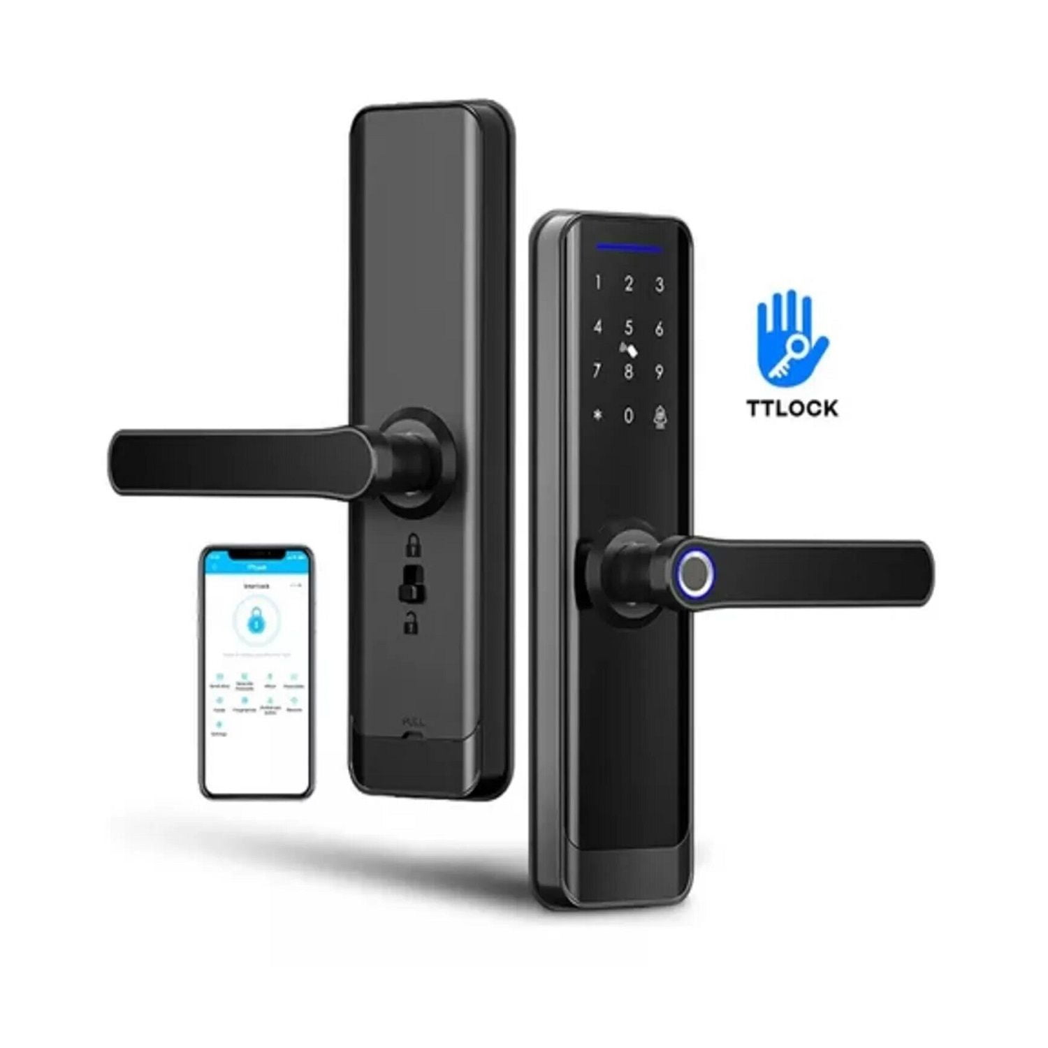 Genérico - Cerradura Digital Inteligente Ttlock Huella Y Bluetooth Pro