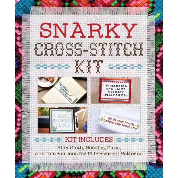 Kit de punto de cruz Snarky de Publications International, Ltd.