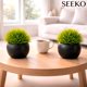thumbnail image 4 of Plantas artificiales SEEKO suculentas 17 cm (2 unidades) macetas negras, 4 of 6