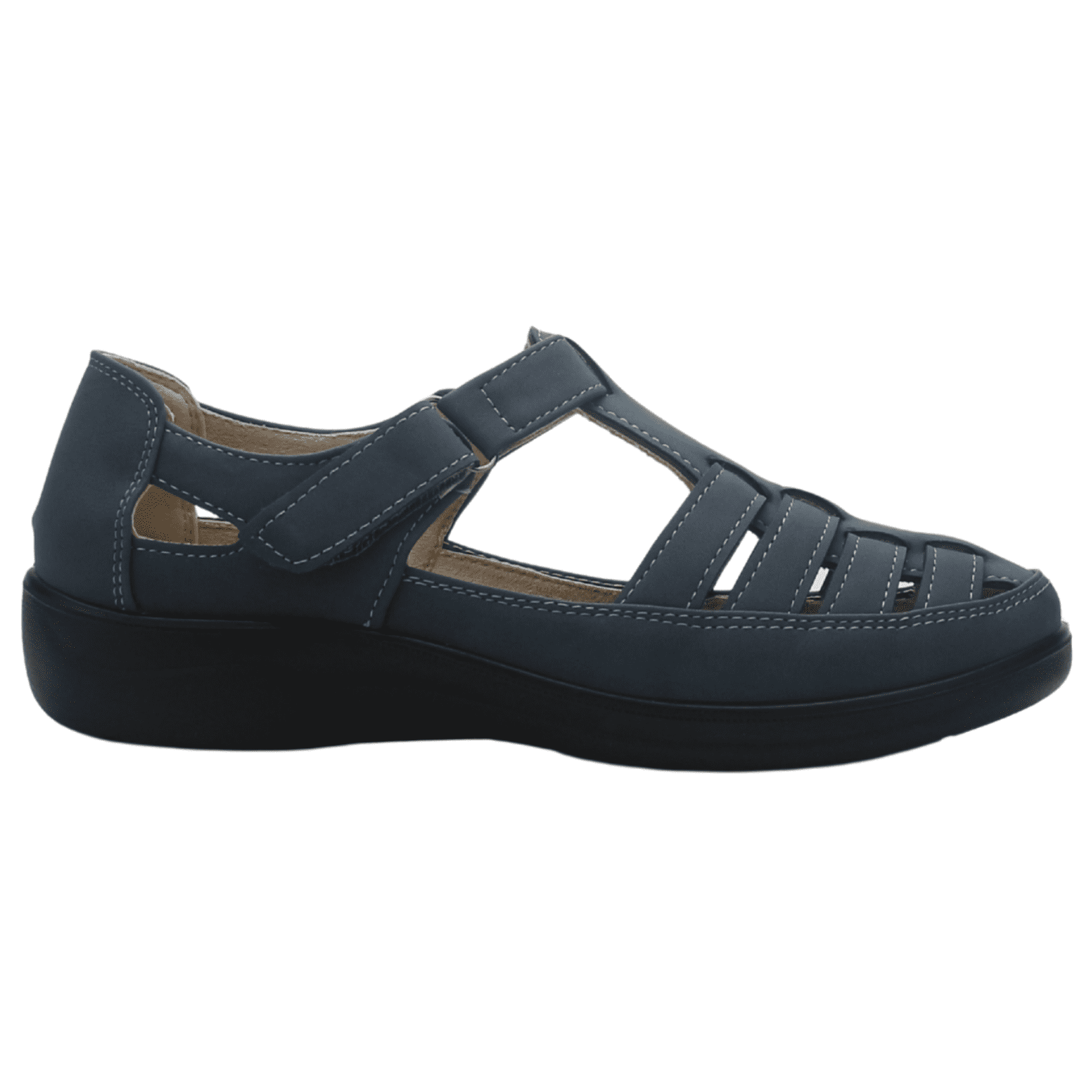 Zapato De Mujer De Color Azul Casual Chalada Deco-14