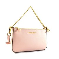Cartera Michael Kors Bolso Crossbody Jet Set Travel Mediano Tipo Bolsita En Rubor Empolvado 35S0G