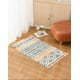 thumbnail image 2 of Alfombra Lino 60x90 Cm Decorativa Bajada De Cama 4n05, 2 of 3