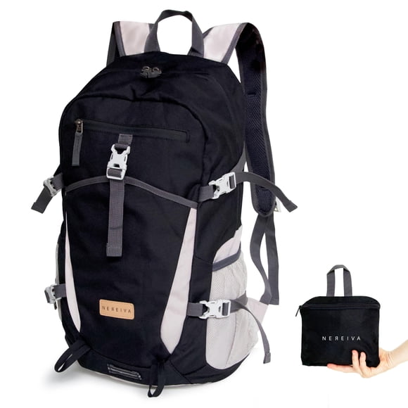 Mochila Nereiva plegable de 35 L con funda impermeable para lluvia