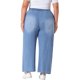 thumbnail image 4 of Agnes Orinda Jeans de Talla Grande para Mujer con Cintura Elástica y Cordón, Pantalones de Mezclilla Casuales de Pierna Ancha Chambray Palazzo con Bolsillos 4X Azul Claro, 4 of 8