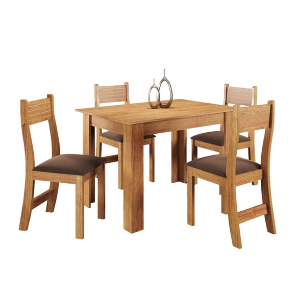 Comedor Floren 4 Sillas Mdp