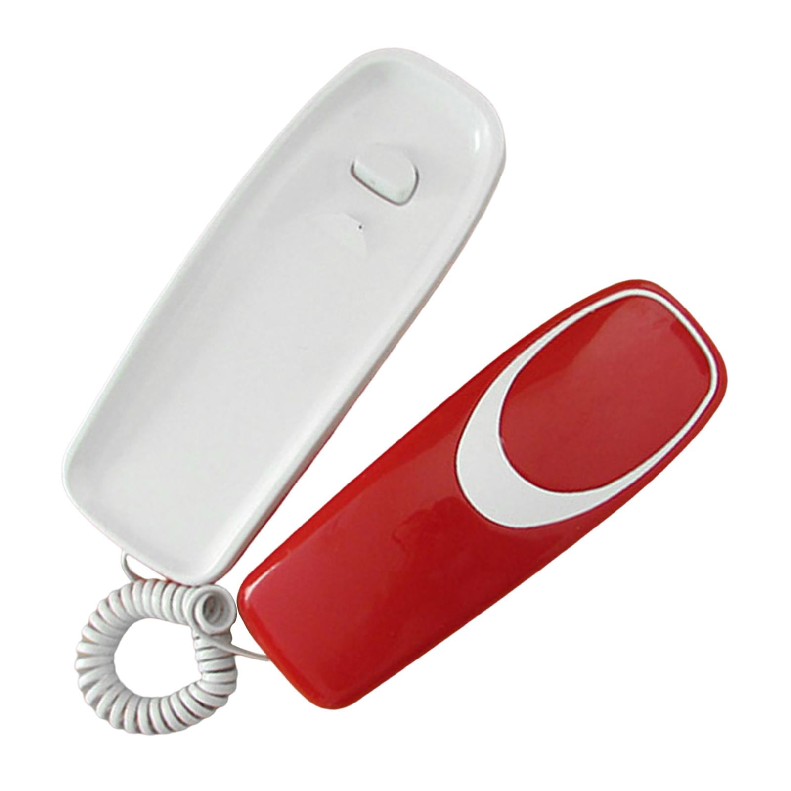 Bothyi - Teléfono Fijo Simulado Juguetes De Teléfono Teléfono Fijo Montable En La Pared Teléfono Para Niños