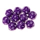 thumbnail image 3 of 10 Piezas 16 Caras D16 14mm Acrílico Opaco Dados Para Juego De Rol RPG Púrpura, 3 of 5