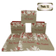 thumbnail image 1 of Pack 12 Bolsas De Regalo 26 cm x 32 cm Beige Con Rojo Navidad 2025, 1 of 3
