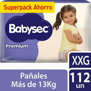 Pañales De Bebé Babysec Premium Talla Xxg X112