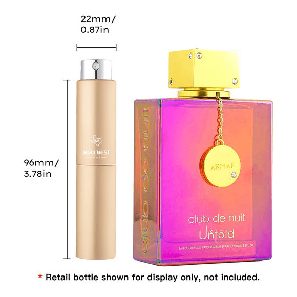 Aura West - Armaf Club de Nuit Untold EDP Spray de Viaje (5ml)