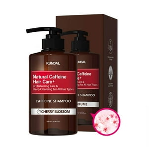 Kundal - Shampoo Coreano Anticaída Con Cafeína Y Ácido Salicílico - (Cherry Blossom)