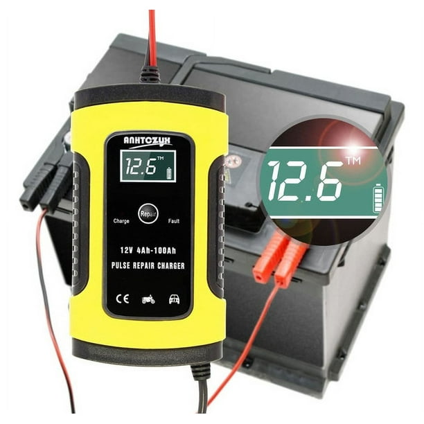 Cargador Inteligente De Batería 12v Partidor De Auto