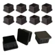 thumbnail image 4 of Regatón Plástico Cuadrado - 30x30 mm - Negro - 100 unidades, 4 of 5