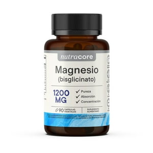Bisglicinato De Magnesio 1200Mg - 90 Cápsulas - Nutracore