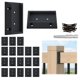 thumbnail image 1 of Kit de conectores y soportes para barandal de terraza Muzata WT11, 1 of 6