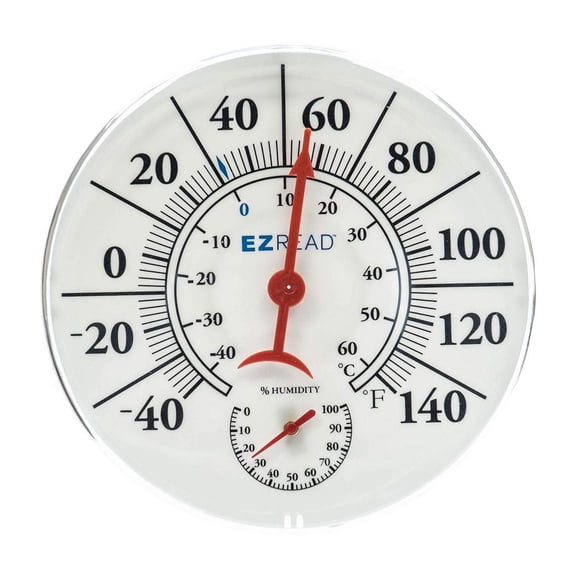 Termómetro higrómetro Headwind 20 cm de plástico para exteriores