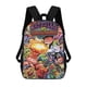 thumbnail image 1 of Garbage Pail Kids-theme Backpack, Campus style schoolbag Bookbag with Adjustable Shoulder Straps And Large Zip Compartment, Unisex Travel Bags., 1 of 6