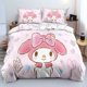 thumbnail image 1 of v2003 Bed Sheets Bedding Sets Comforter Quilt Bed Cover Duvet Cover Pillow Case - Pieces Sets Bedroom Decoration Home Supplies 3-Piece Bedding Set (1 Duvet Cover + 2 Pillow Shams) Bed Sheets ju2003, 1 of 5