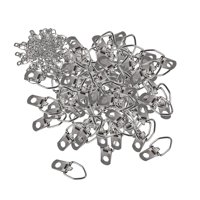 Bothyi - 500 Piezas De Ganchos De Anillo En D Para Cuadros, Ganchos De Anillo En D De Metal Para Obras De Arte Con Espejo