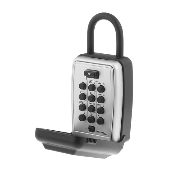 Key Lock Box Master Lock 5422E, control táctil para exteriores, color negro